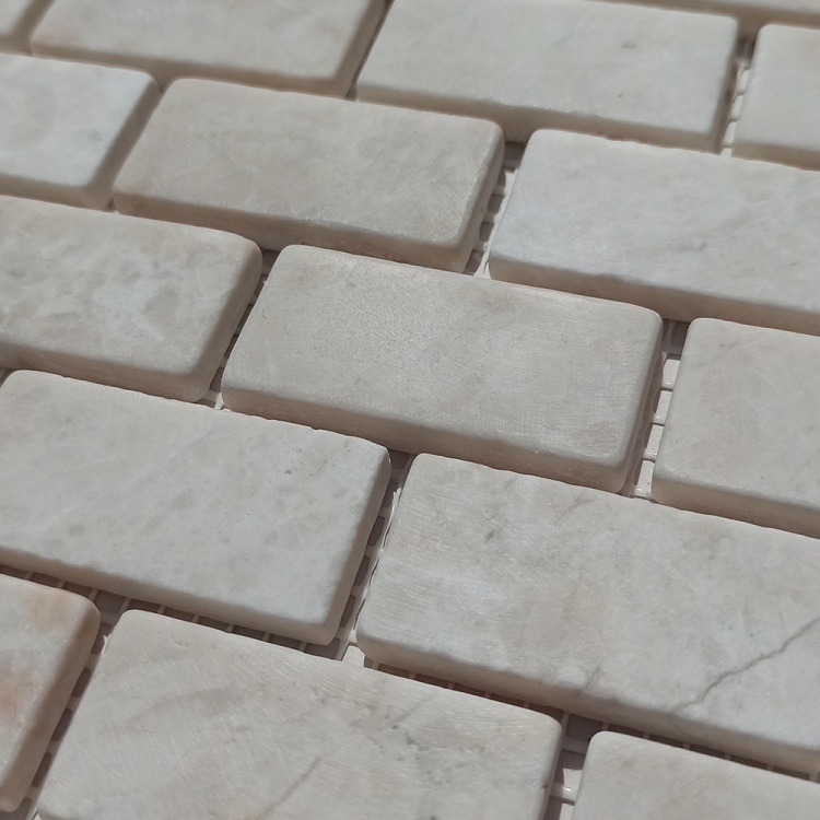 Мозаїка з мармуру Матова МКР-11СВ (47x23) Victoria Beige MB