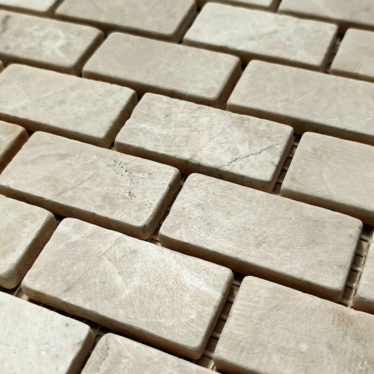 Мозаїка з мармуру Матова МКР-11СВ (47x23) Victoria Beige MB