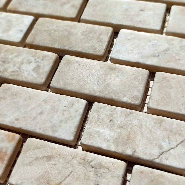 Мозаїка з мармуру Матова МКР-11СВ (47x23) Victoria Beige MB