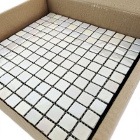 Скляна мозаїка PL25305 SUPER WHITE Скляна мозаїка PL25305 SUPER WHITE