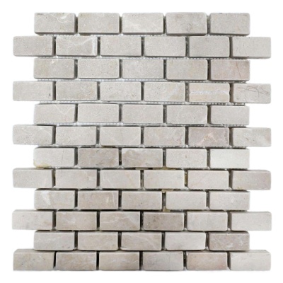Мозаика Vivacer N2 Beige Marble Mosaic Tumbled Basket Brick