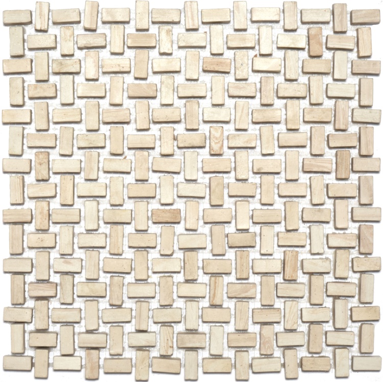 Мозаїка з керамограніту Kotto Ceramica MI7 10200404C Beige 300 x 300 х 10 (прямокутник 10 x 20)