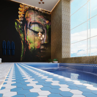 Мозаїка керамічна Kotto Ceramica HEXAGON H 6026 Light Blue 295 х 295 х 9