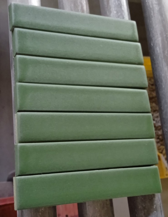 Мозаїка керамічна Kotto Ceramica Kit Kat K 6010 Forestgreen 252x300х9 (23х124)