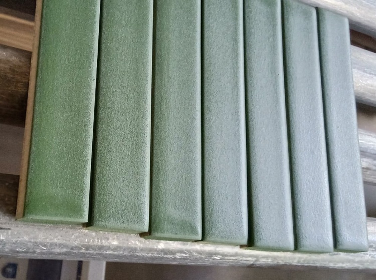 Мозаїка керамічна Kotto Ceramica Kit Kat K 6010 Forestgreen 252x300х9 (23х124)