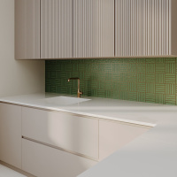 Мозаїка керамічна Kotto Ceramica Kit Kat K 6010 Forestgreen 252x300х9 (23х124)