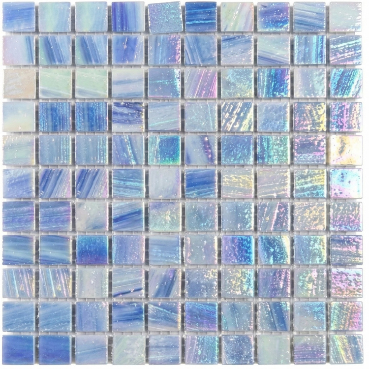 Мозаїка скляна V-MOS A010 Lucido Blue Mozaico de Lux