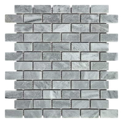 Мозаїка з мармуру Матова МКР-11СВ (47x23) Grey Mix