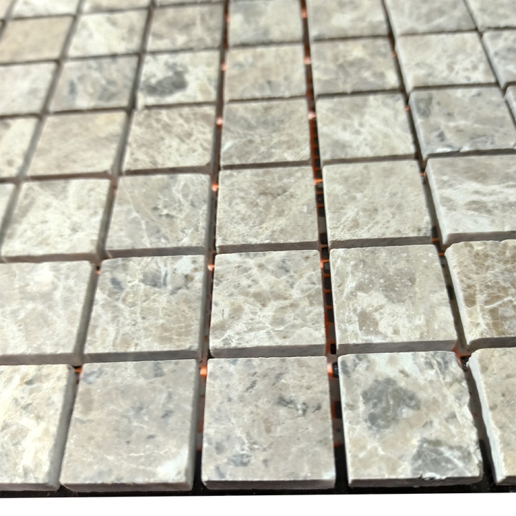 Мозаїка з мармуру Полірована МКР-2П (23x23) Emperador Light G