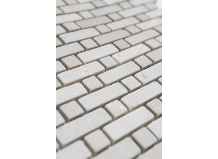 Мозаика Vivacer N21 Beige Marble Tumbled Brick Point