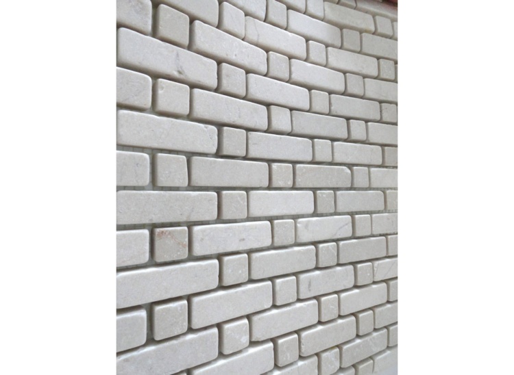 Мозаика Vivacer N21 Beige Marble Tumbled Brick Point