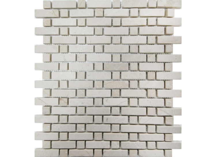 Мозаика Vivacer N21 Beige Marble Tumbled Brick Point