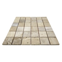 Мозаика из травертина Матовая МКР-3СН (47x47) Travertine Classic Мозаика из травертина Матовая МКР-3СН (47x47) Travertine Classic