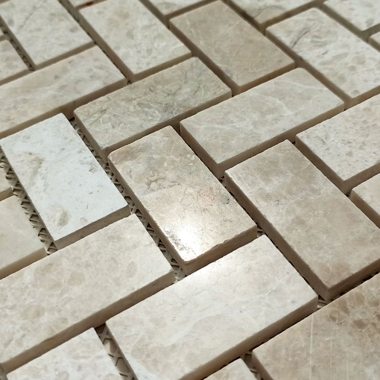 Мозаика из мрамора Полированная МКР-5П (47x23) Victoria Beige MB