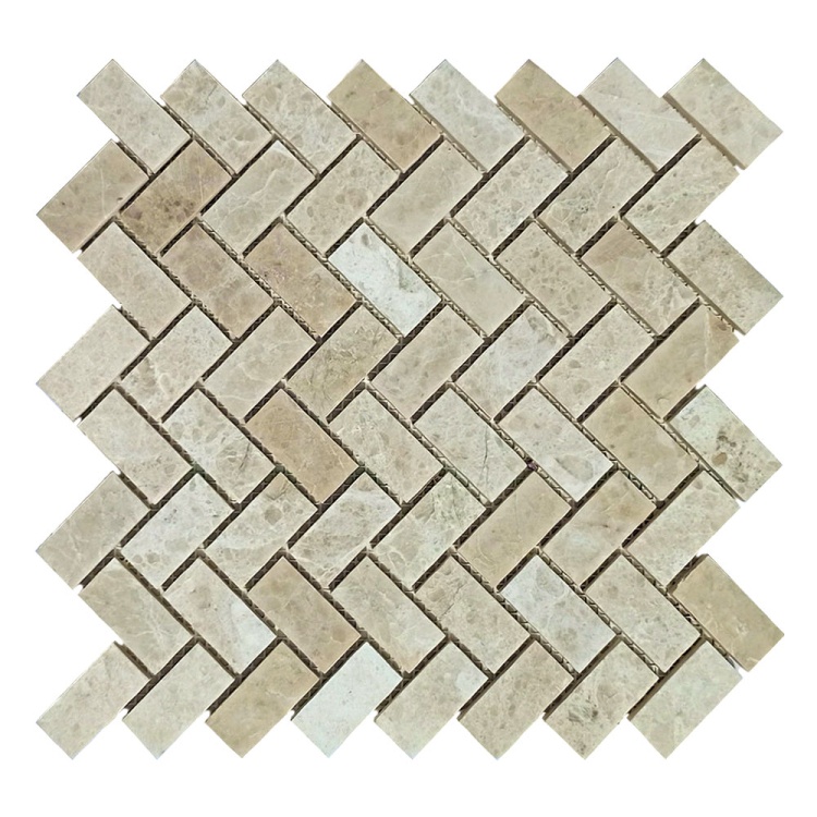 Мозаика из мрамора Полированная МКР-5П (47x23) Victoria Beige MB