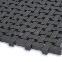 Мозаїка з керамограніту Kotto Ceramica MI7 10200406C Nero 300 x 300 х 10 (прямокутник 10 x 20)