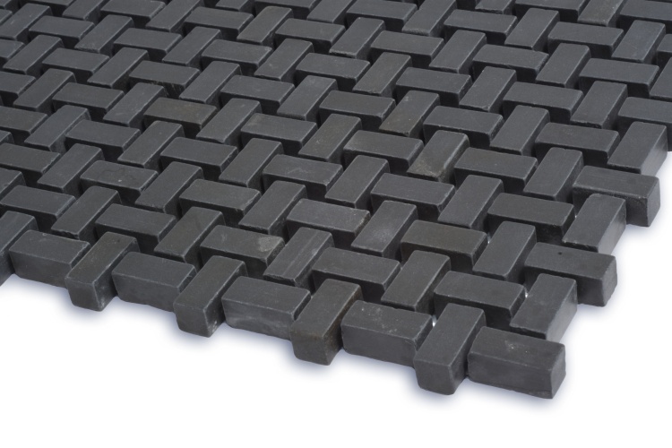 Мозаїка з керамограніту Kotto Ceramica MI7 10200406C Nero 300 x 300 х 10 (прямокутник 10 x 20)