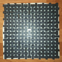 Мозаїка з керамограніту Kotto Ceramica MI7 10200406C Nero 300 x 300 х 10 (прямокутник 10 x 20)