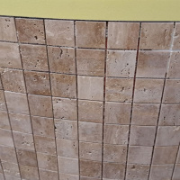 Мозаїка з травертину Полірована МКР-3П (47x47) Travertine Classic