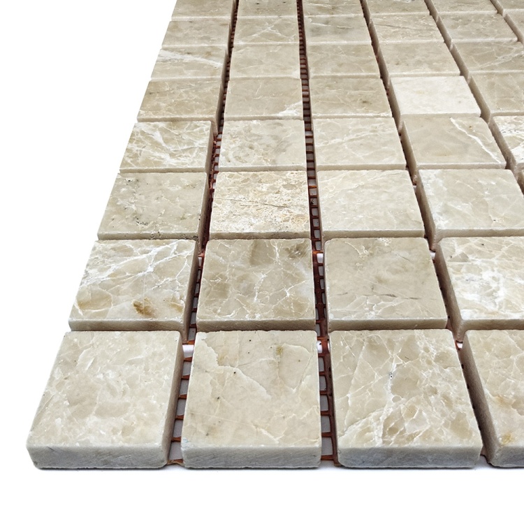 Мозаїка з мармуру Полірована МКР-2П (23x23) Victoria Beige MB