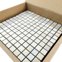 Скляна мозаїка PL25301 WHITE Скляна мозаїка PL25301 WHITE