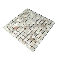 Мозаїка з мармуру Матова МКР-2СВА (23x23) Emperador Light G