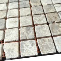 Мозаїка з мармуру Матова МКР-2СВА (23x23) Emperador Light G