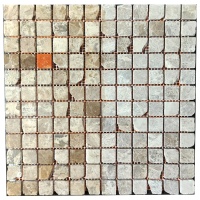 Мозаїка з мармуру Матова МКР-2СВА (23x23) Emperador Light G