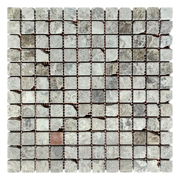 Мозаїка з мармуру Матова МКР-2СВА (23x23) Emperador Light G