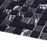 Мозаїка скляна Kotto Ceramica GMP 0425049 С2 print 45/black 00 300 x 300 х 4 ( 25 х 25 )