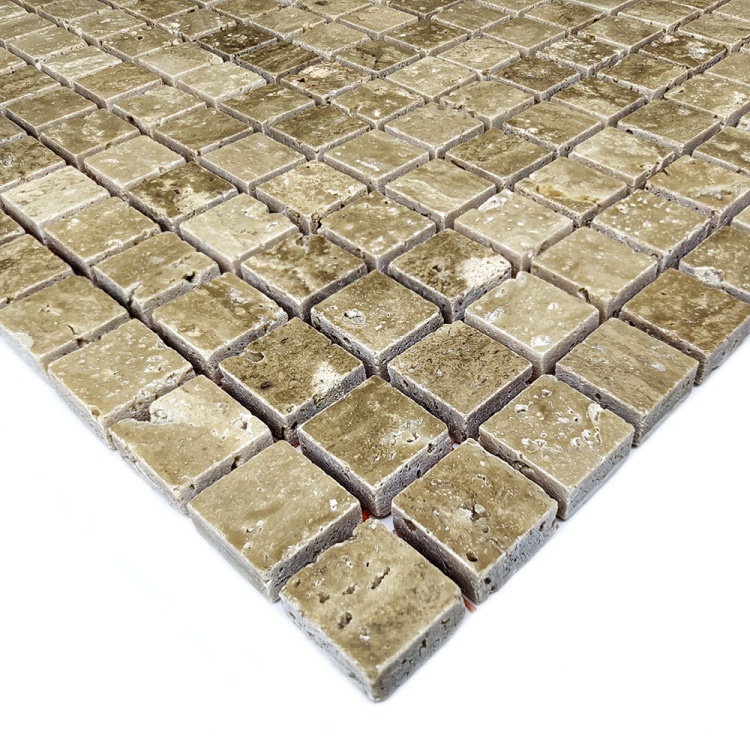 Мозаїка з травертину Полірована МКР-4П (15x15) Travertine Classic