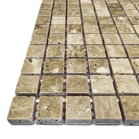 Мозаїка з травертину Полірована МКР-4П (15x15) Travertine Classic