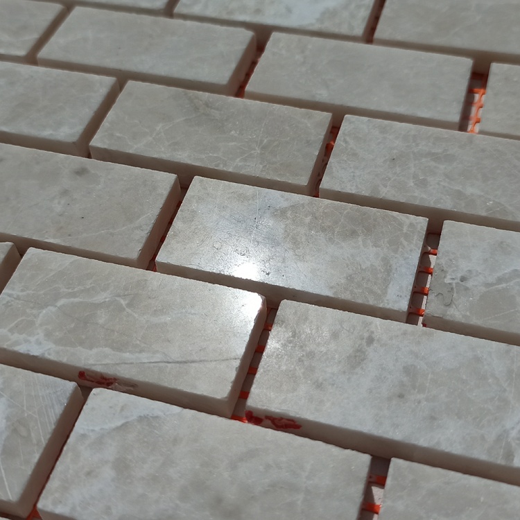 Мозаика из мрамора Полированная МКР-11П (47x23) Victoria Beige MB