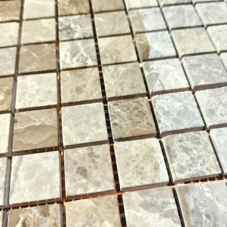 Мозаика из мрамора Матовая МКР-2СН (23x23) Emperador Light G