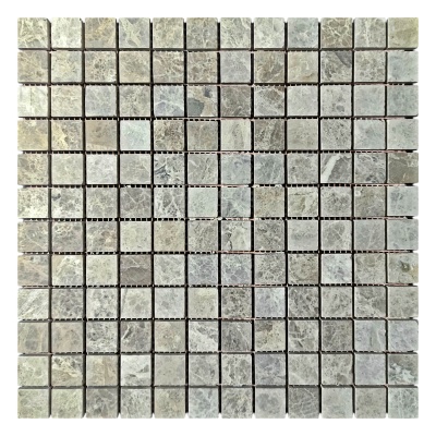 Мозаїка з мармуру Матова МКР-2СН (23x23) Emperador Light G