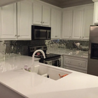 Мозаїка дзеркальна DecorStoneHub Zs-1inch-Z срібляста 304х304 мм дюймова для стін ванної кімнати