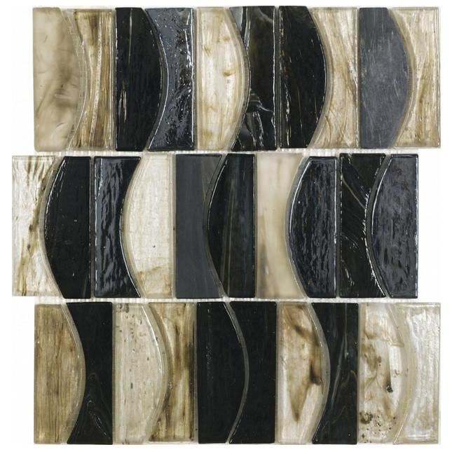 Мозаїка Dune 187122 Salsa 30*34 коричнева скляна бежева