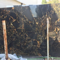 Athens Portoro Extra, Мармуровий сляб (сляб) 18мм