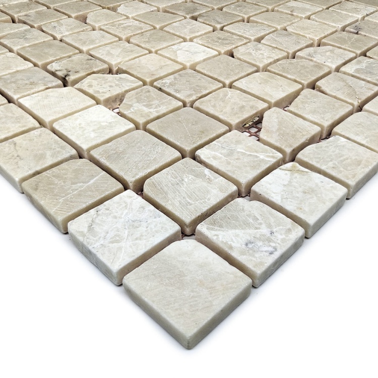 Мозаика из мрамора Антик МКР-2СВА (23x23) Victoria Beige MB