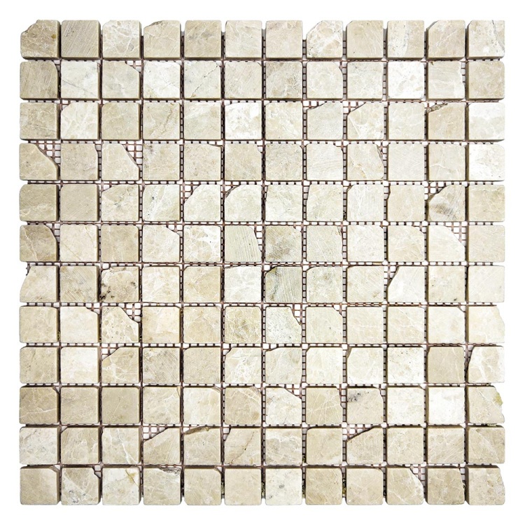 Мозаика из мрамора Антик МКР-2СВА (23x23) Victoria Beige MB