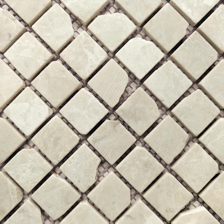 Мозаика из мрамора Антик МКР-2СВА (23x23) Victoria Beige MB