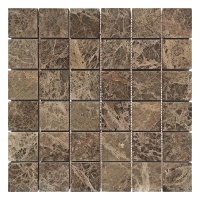 Мозаїка з мармуру Матова МКР-3СН (47x47) Emperador Mix Мозаїка з мармуру Матова МКР-3СН (47x47) Emperador Mix