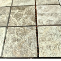 Мозаїка з мармуру Полірована МКР-3П (47x47) Emperador Light G