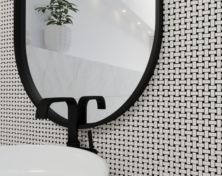 Мозаїка з керамограніту Kotto Ceramica MI7 10200410C Salino 300 x 300 х 10 (прямокутник 10 x 20)