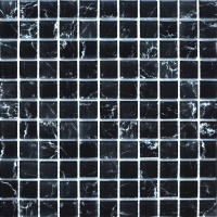 Мозаика стеклянная Kotto Ceramica GMP 0425058 C Marble Black 300 х 300 х 4  ( 25 х 25 )