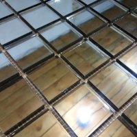 Мозаїка дзеркальна DecorStoneHub Zs-1inch-G графітова 304х304 мм дюймова для стелі спальні та клубу Мозаїка дзеркальна DecorStoneHub Zs-1inch-G графітова 304х304 мм дюймова для стелі спальні та клубу