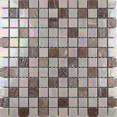 Мозаика стеклянная V-MOS A24 Glory Pink Mozaico de Lux