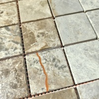 Мозаика из мрамора Матовая МКР-3СВ (47x47) Emperador Light G Мозаика из мрамора Матовая МКР-3СВ (47x47) Emperador Light G