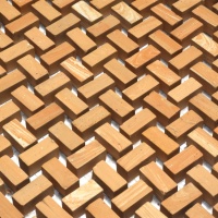 Мозаїка з керамограніту Kotto Ceramica MI7 10200411C Dorato 300 x 300 х 10 (прямокутник 10 x 20)