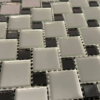 Мозаїка дзеркальна DecorStoneHub Zs-285х285-SG графітова з сатином 285х285 мм візерунок для кухні Мозаїка дзеркальна DecorStoneHub Zs-285х285-SG графітова з сатином 285х285 мм візерунок для кухні